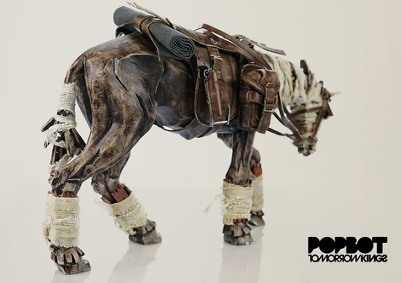 threeA 1/12フィギュア ThreeA 3A Portable Blind Cowboy & Ghost Horse Set Scale 1