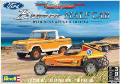 1/25 Bronco Half Cab Truck w/Dune Buggy & Trailer (Special Edition)