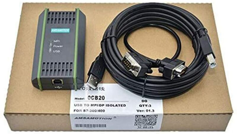 PLC Cable S7-200/300/400 Data Download Line 6ES7972-0CB20-0XA0 USB/MPI PCAdapter