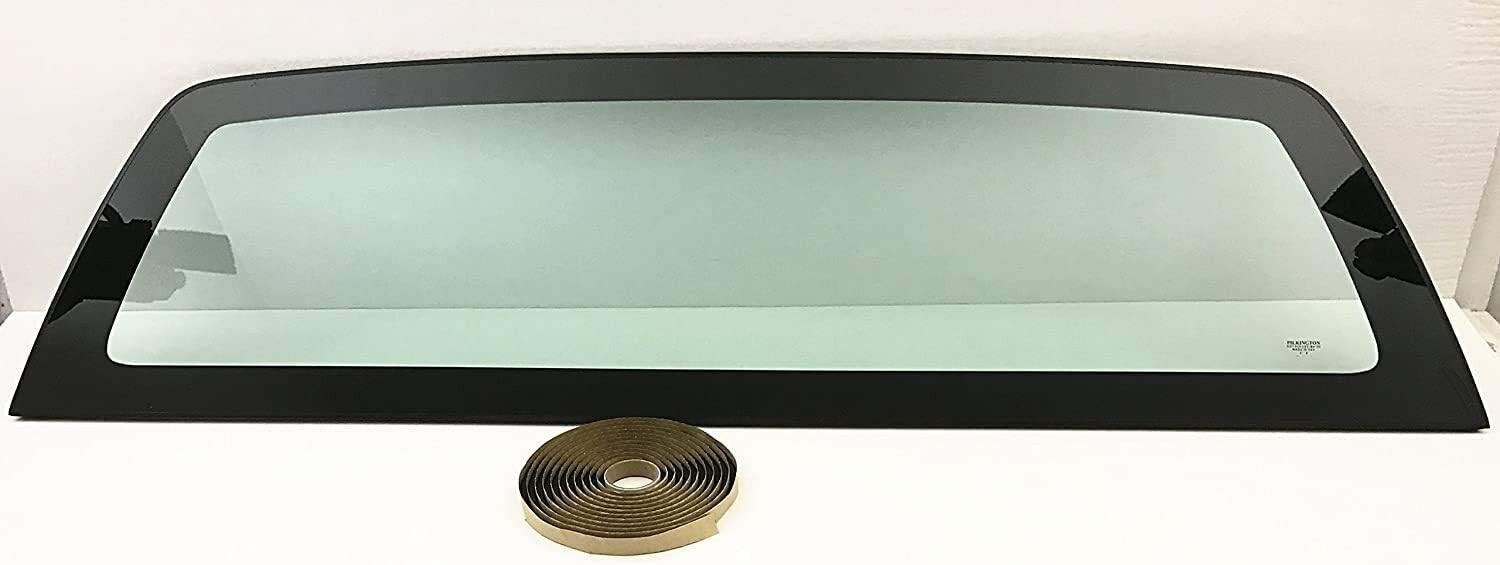 Back Glass Rear Window Clear Stationary W/ Tape For 2004-2014 Ford F150 Pickup