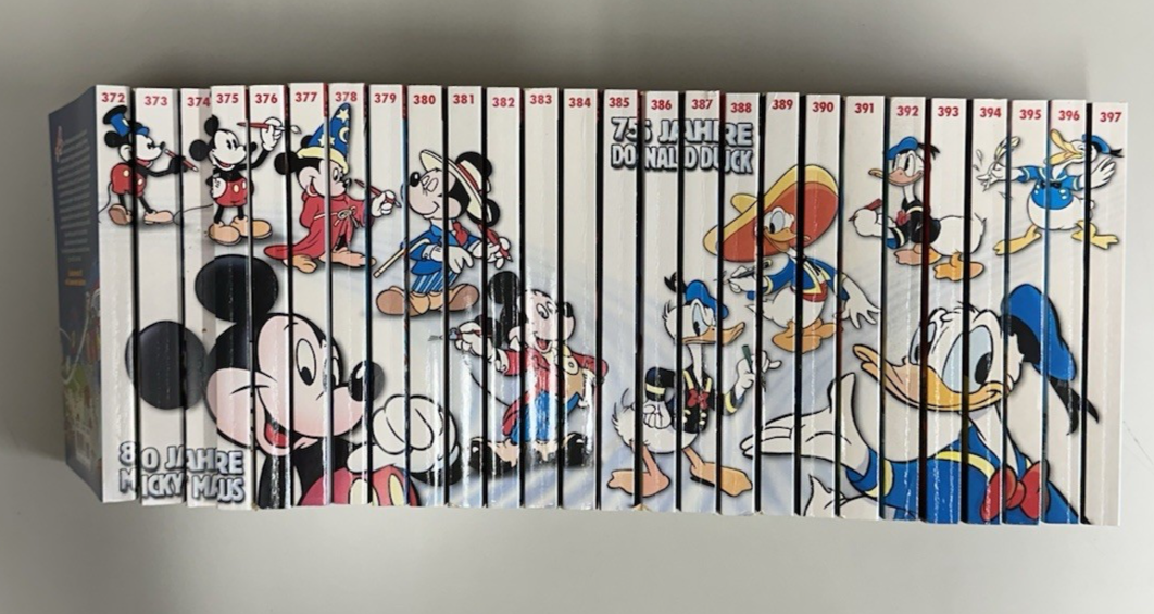 LTB Band 372 - 397 | Rckenbild Komplett Buchrcken Lustiges Taschenbuch - Set