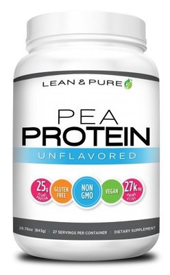 Olympian Labs Lean & Pure Protein Гороховый протеин без ароматизаторов 843 г порошка