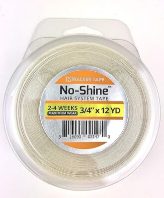 New Walker No Shine Lace Wig Hair System, Extensions Tape 3/4'' X 12 Yard Roll