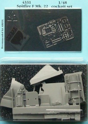 Aires Hobby 1/48 Spitfire F Mk 22 Cabina Set per Arx D 4331