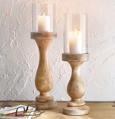 Holz Windlicht Kerzenständer groß Test Vergleich +++ Holz Windlicht