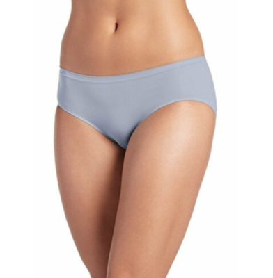 Jockey Women's Underwear Seamfree Air Hipster, Steel Gray, 5