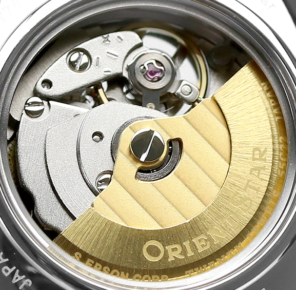 Pre-owned Orient Star Orient Semi Skeleton Blue Small Dial Women's Watch Rk-nd0013l