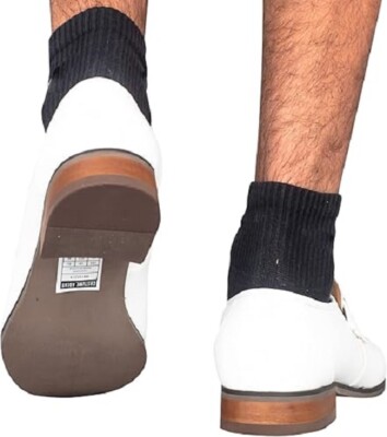 Cousin Eddie Christmas White Shoes Halloween Costume Party Footwear Men's Dress