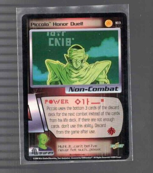 Piccolo Honor Duel! #103 DragonBall Z TCG Card Bird Studio