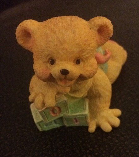 Baby Bear with Blocks Figurine '94 J.C. 2