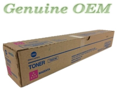 A8K3330/TN221M,TN-221M Original OEM Konica Minolta Toner, Magenta Genuine Sealed