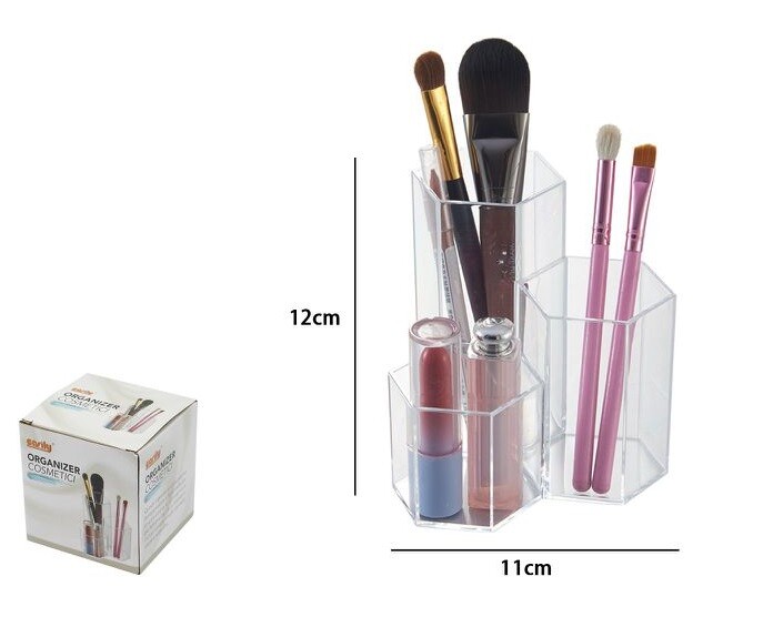 Organizer Trasparente Crilex Per Creme Trucchi Cosmetici Makeup 59063 dfh