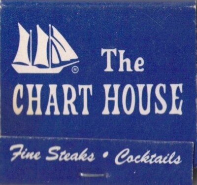 THE CHART HOUSE-KENTUCKY-FINE STEAKS-COCKTAILS-TWO INCHES WIDTH-GREAT SHAPE