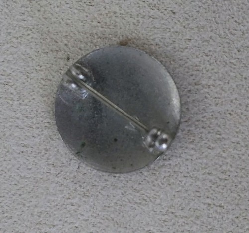 Life Saving Junior Round Enamel Pin 'W' On Back