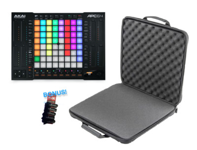AKAI APC 64 Next-generation Ableton Live controller with EVA Padded Carry Bag
