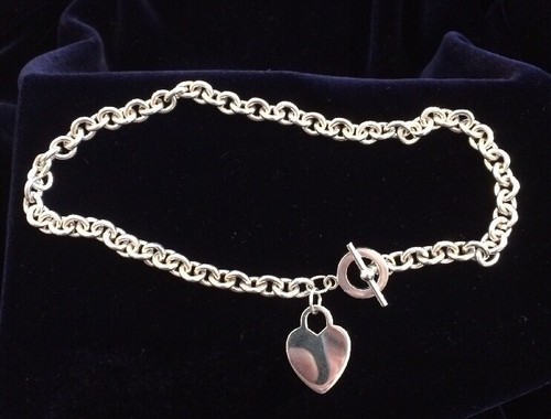 .925 STERLING SILVER TOGGLE CLASP NECKLACE (61.2  Grams)