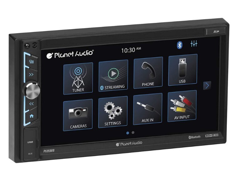 Planet Audio P695MB 6.95" 2-DIN Touchscreen Bluetooth MECH-LESS 320W Stereo New