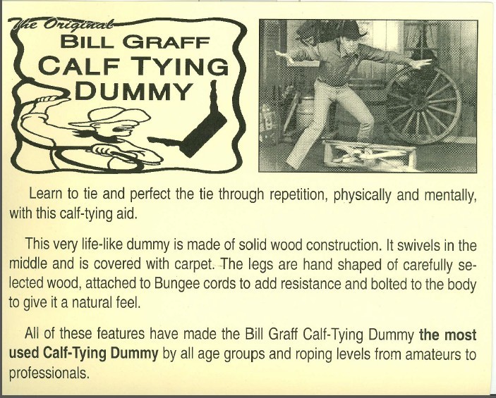 Custom Tying Dummy for Calf Tying Practice-Handmade by Professional Cowboy