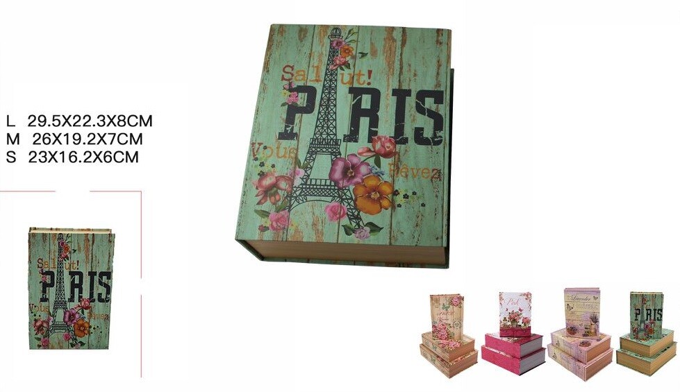 Tris 3pz Scatola Box Confezione Regalo Matrioska Fantasia 3 Misure dfh