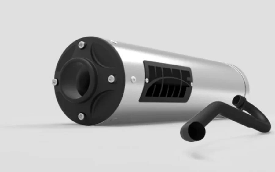 HMF '08-'13 Kawasaki Teryx Titan-XL Full Exhaust System Stainless Steel/Blackout