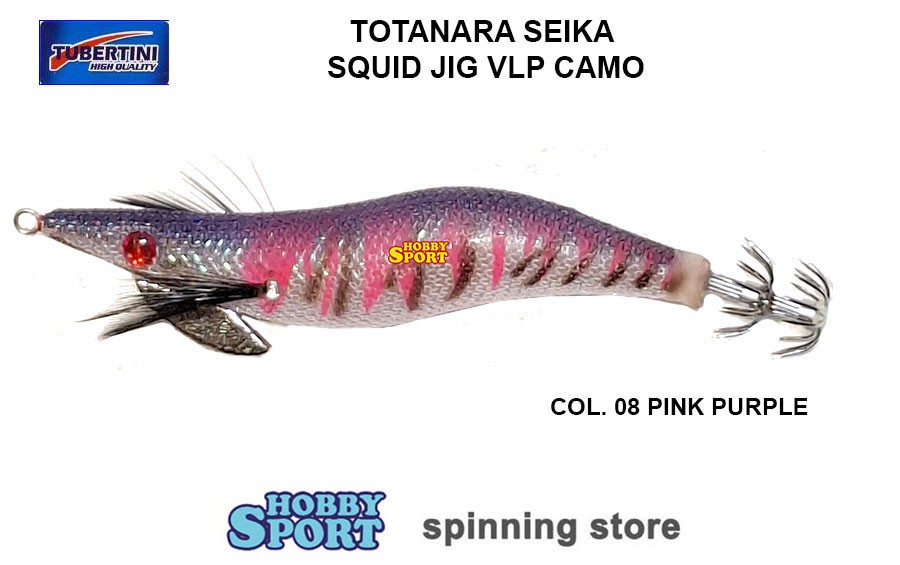 TOTANARA CAMO SQUID JIG VLP SIZE 3,0 COL 08 PINK PURPLE 4566008 SEIKA TUBERTINI