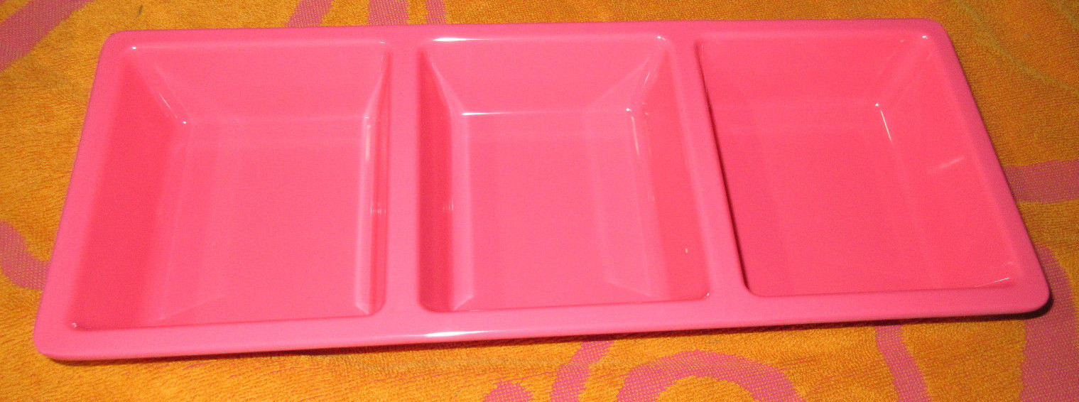 Precidle: Set Of 4 Sectional Melomine Trays