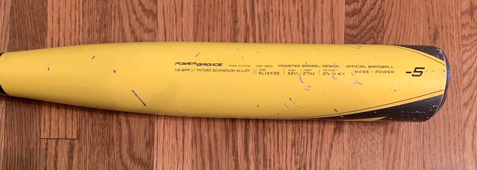 Easton XL3 Power Brigade 32in. 27oz. Baseball Bat. Model:SL14X35 USSSA