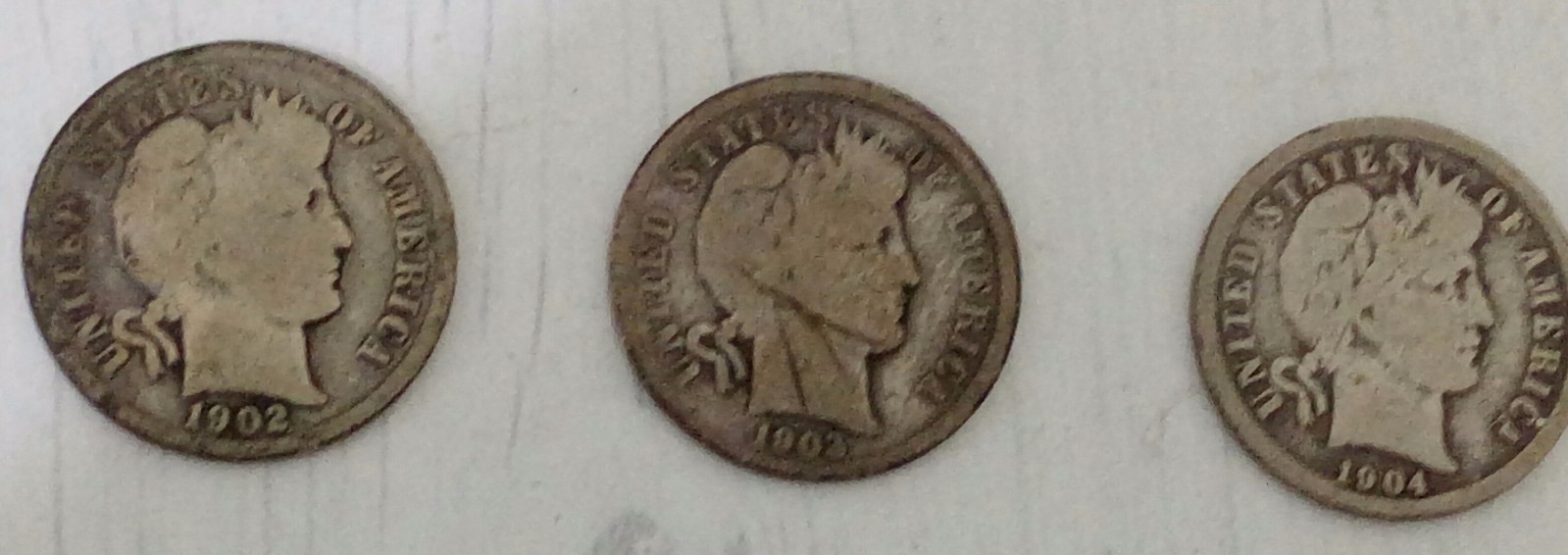 24 Barber Dimes 1892 O; 1899;1901;1902;1903;1904;1905;1906;1907;1908; and more.