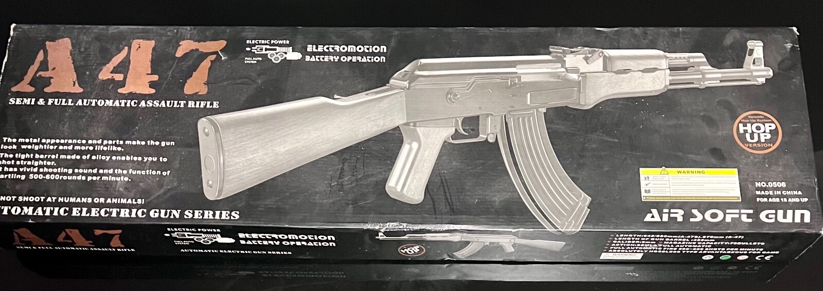 Ak 47 電気ライフル CYMA フルメタル電動ブローバック AK47 リアルウッド【180日間