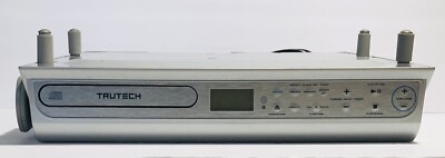 Trutech Space Saving Kitchen WorkShop CD Radio KCD 3188 Silver W/ Remote Tested
