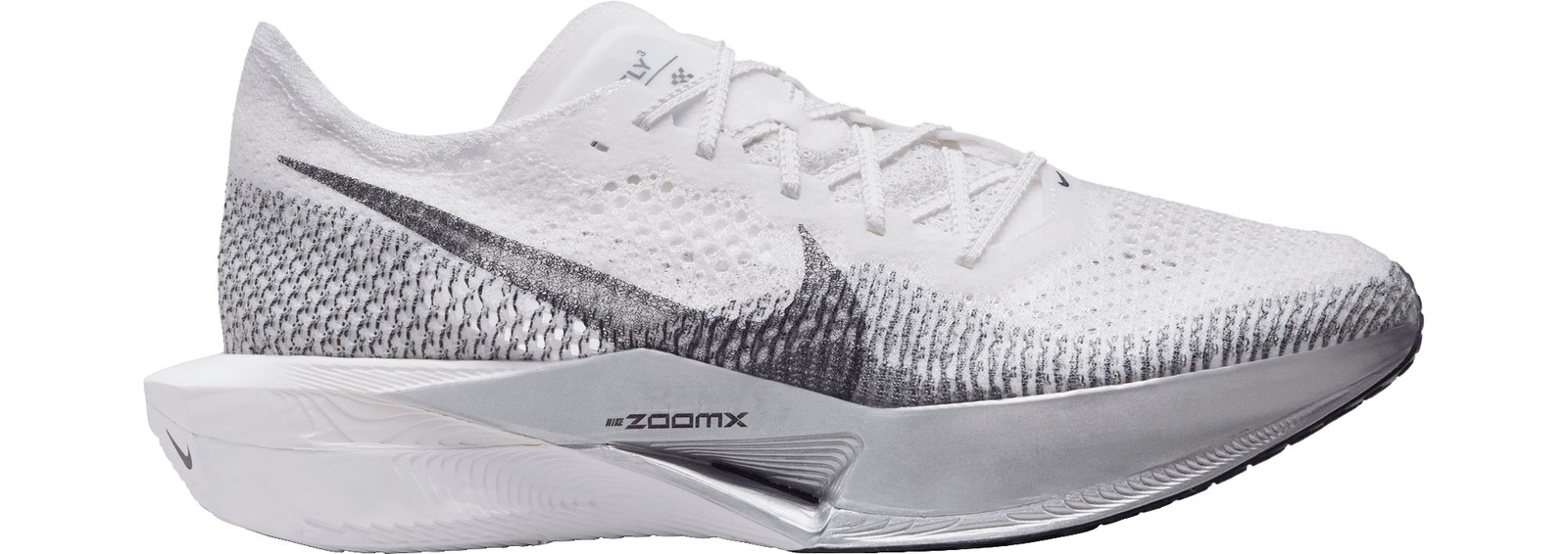 Nike ZoomX Vaporfly NEXT% 3 White Dark Smoke Grey DV4129-100 sz 11.5 Mens