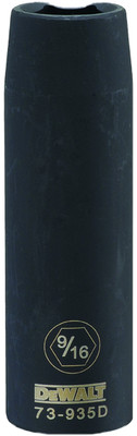 Dewalt Deep Impact Socket  DWMT73935OSP 1/2 Drive X 9/16''  6PT
