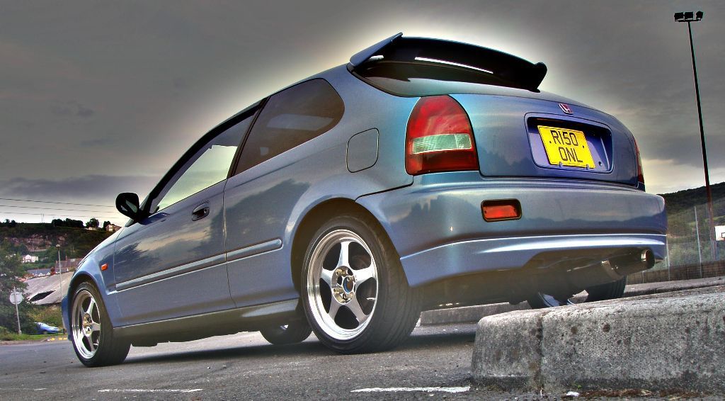 Honda Civic EK9 Genuine OEM Rear Spoiler & Baseplate TYPER VTI ej9 ek3