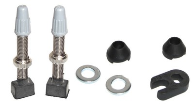 Caffe Tubeless valve 70mm 2 pieces Presta valve key