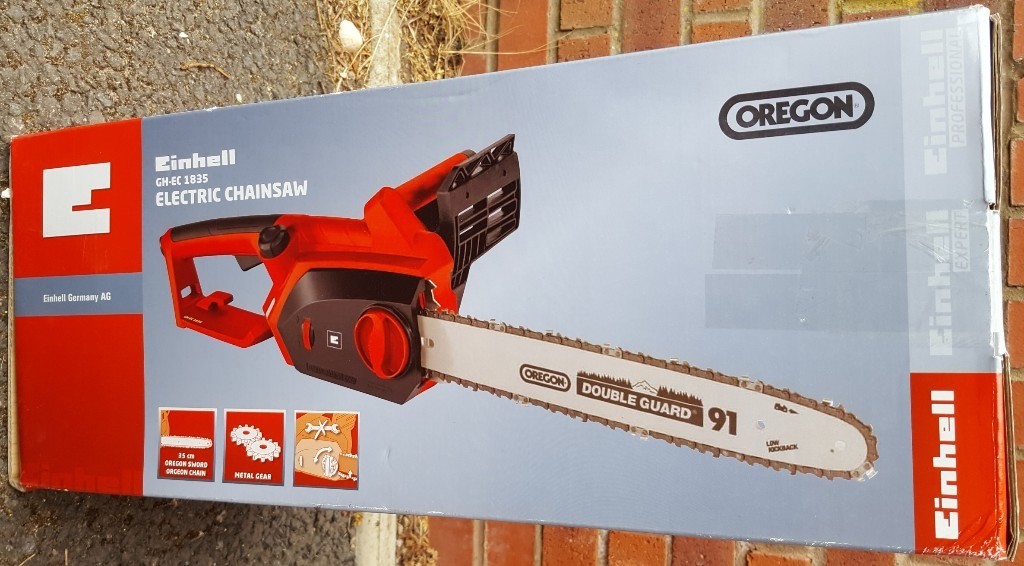 BRAND NEW Einhell 1800W Electric Chainsaw with 35cm Oregon Bar