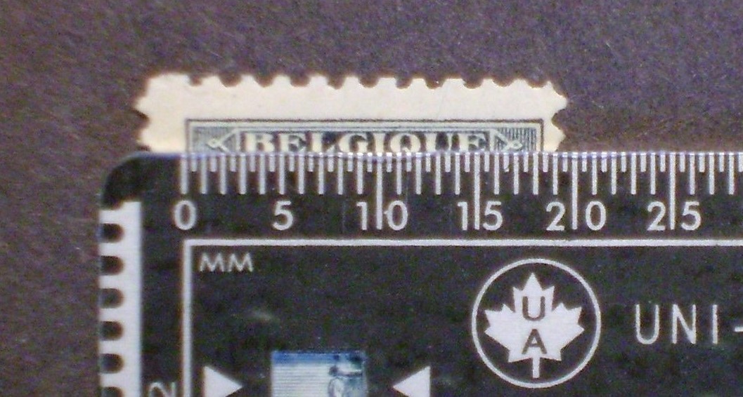 BELGIUM   stamp, #123b, OG NH, (18.5 x 28mm) - MINT- Extremly Rare - F/VF