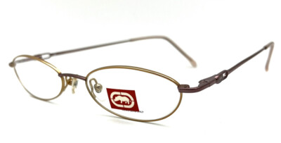 New Marc Ecko Eyeglasses ECKO 3016 Gold 50-17-143 With Generic Case