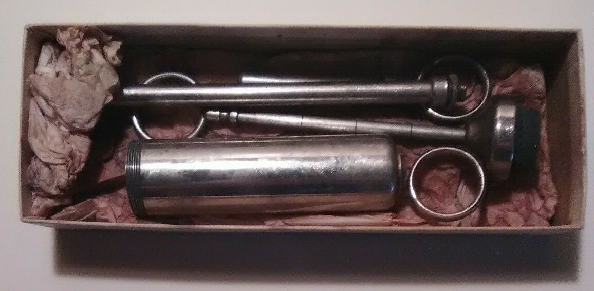 Eisele & Co Nashville Tennessee Veterinary Dose Syringe Vintage