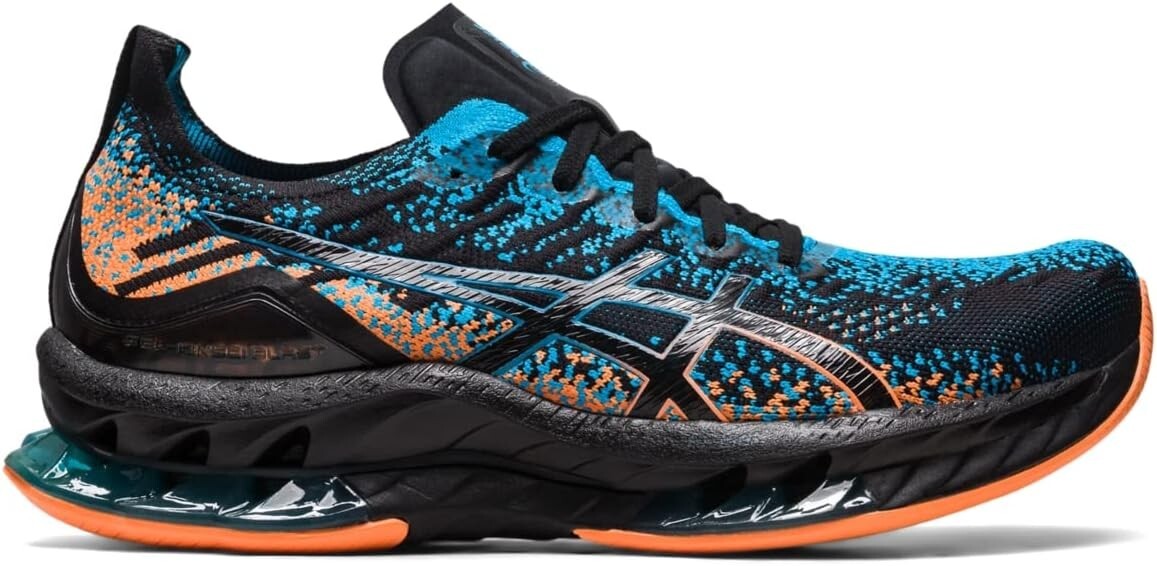 ASICS Mens Gel-Kinsei Blast Running Black/Island Blue
