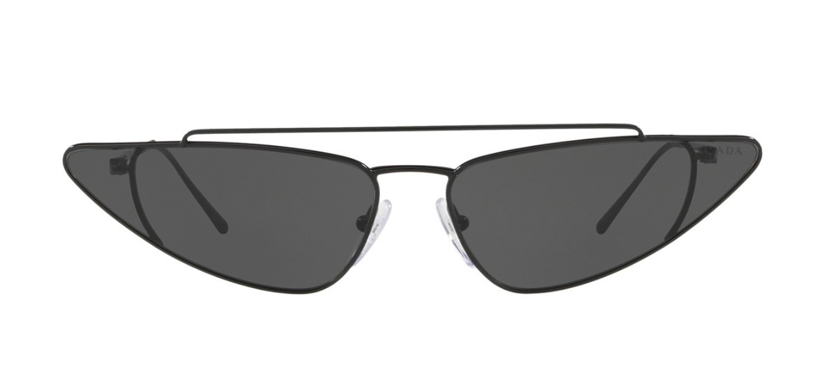 Pre-owned Prada Pr 57ys Silver/grey Shaded (1bc-5d1) Sunglasses