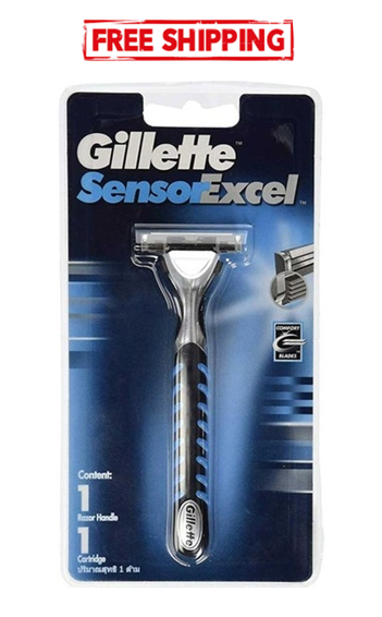Gillette Sensor Excel Razor Handle Twin Blade Manual  1 Cart