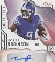 2023 SAGE Low Series Tayvion Robinson #SPA-TR