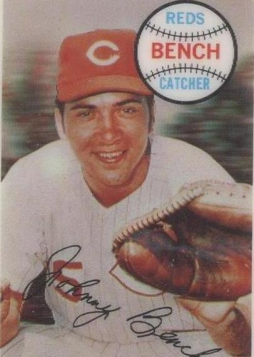 1970 Kellogg's 3-D Super Stars - Johnny Bench #58