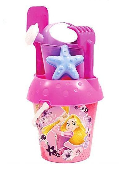 Secchiello Principess Con Accessori Giochi Mare Bambini Innaffiatoio Paletta sar