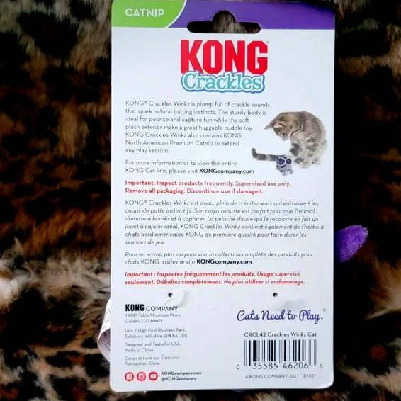 Kong Cat Kitten Kitty w/ Catnip ea..New w/ Tag!