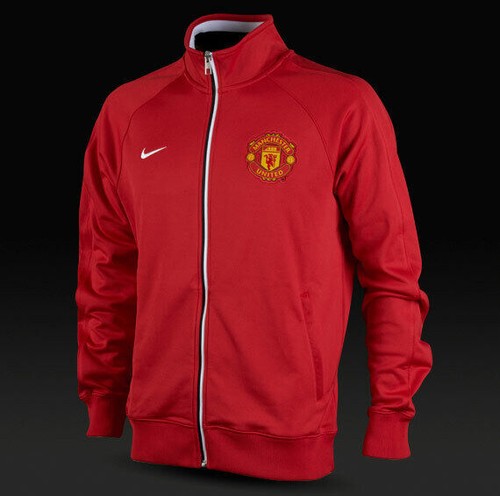 NIKE N98 MENS FC MANCHESTER UNITED 2012/2013 JACKET SOCCER FOOTBALL SIZE L LARGE