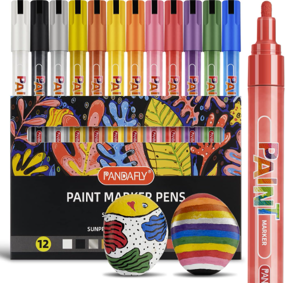 Graffiti Markers Vibrant Colors For Adults Kids, 12 Colors