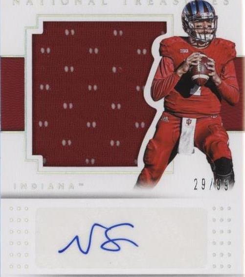 2016 Panini National Treasures Collegiate Nate Sudfeld #124