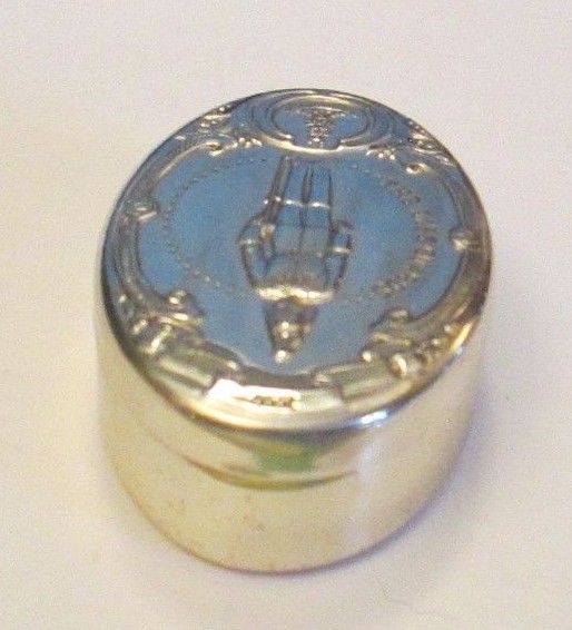 Vintage FRANKLIN MINT British Army Sterling Silver Pill Box