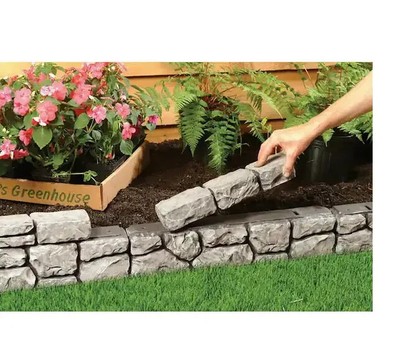 DIY Stone-Look Garden Border, 10ft, Weatherproof, Professional Finish